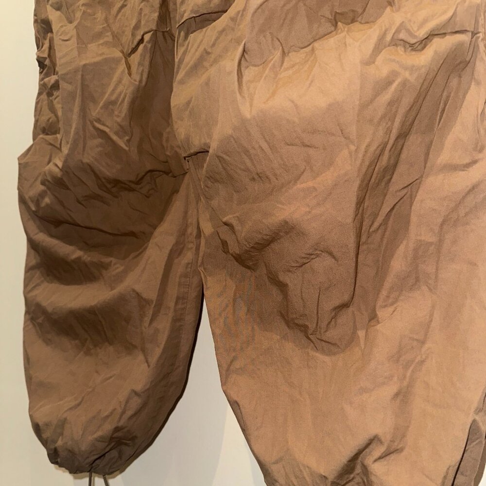 ietsframs Brown Crinkle Nylon Drawstring Pants - image 2